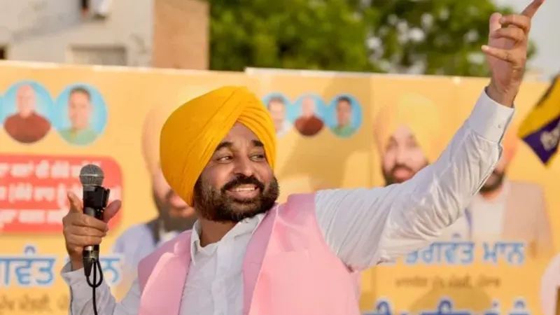 CM Bhagwant Mann speaking at Lok Milni program in Sardulgarh
