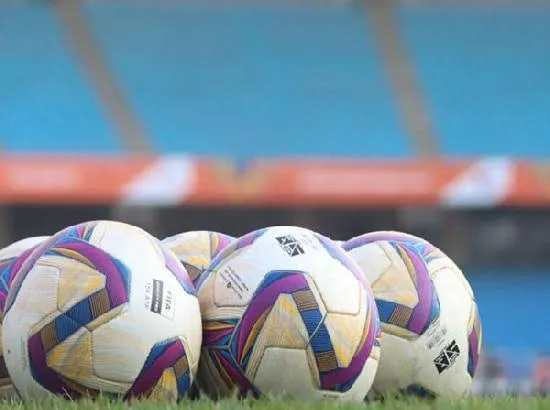 Punjab football team selection trials at Mahilpur Stadium on October 26, 2026.