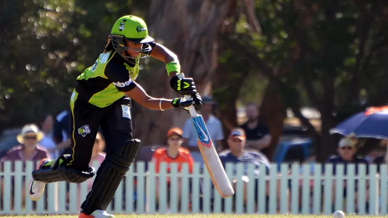 Indian captain Harmanpreet Kaur batting