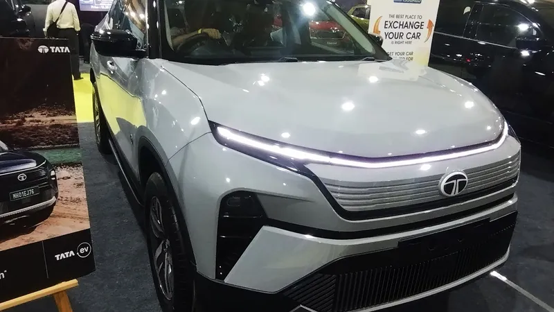 A Tata Harrier EV SUV